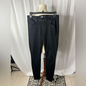 PAIGE Constance Skinny Welt Pocket Jeans – Black Shadow – Size 29